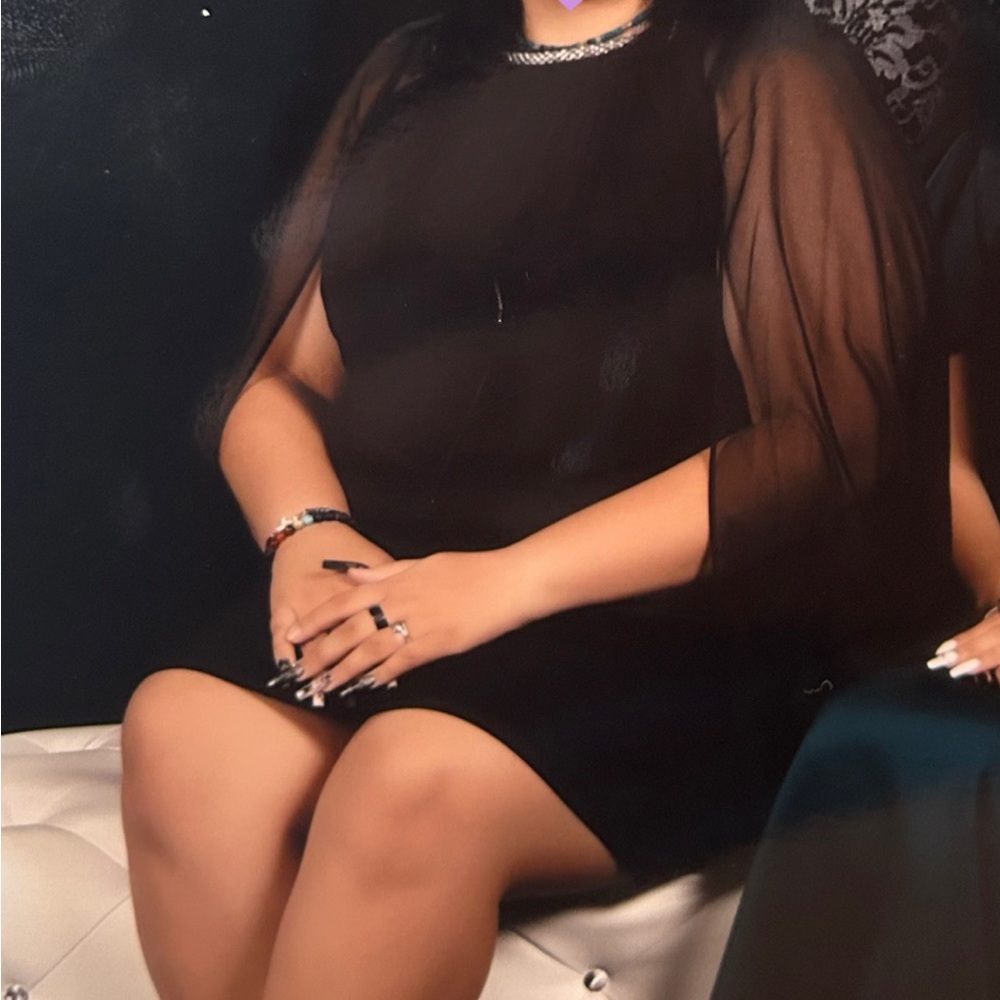 Short black dress